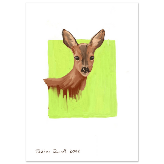 Reh - Kunstdruck - Tobias Demuth Studio - Print Material