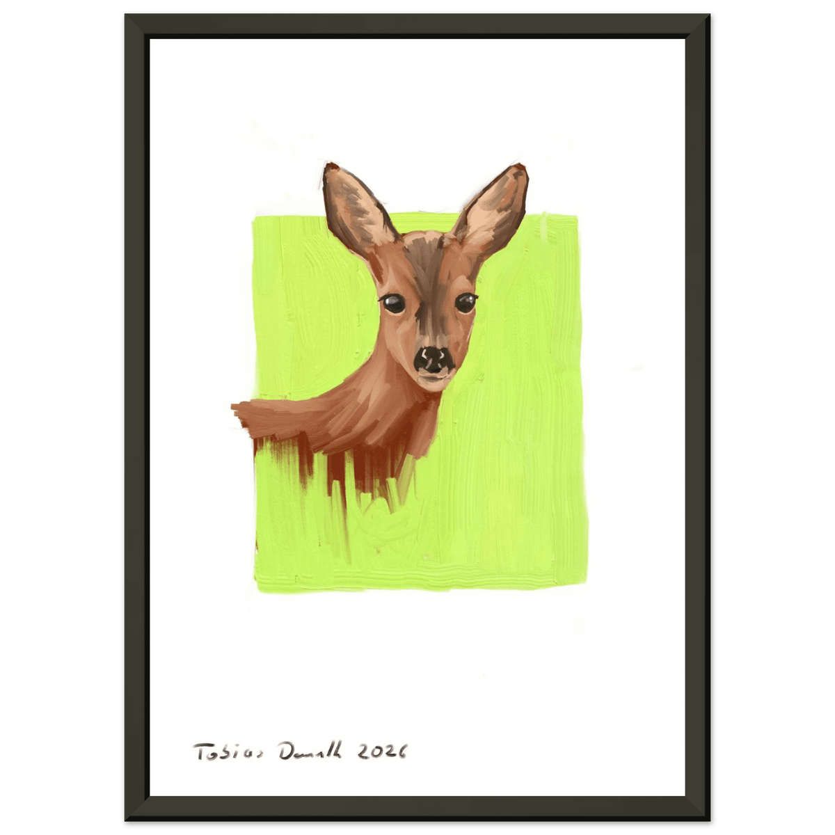 Reh - Kunstdruck - Tobias Demuth Studio - Print Material