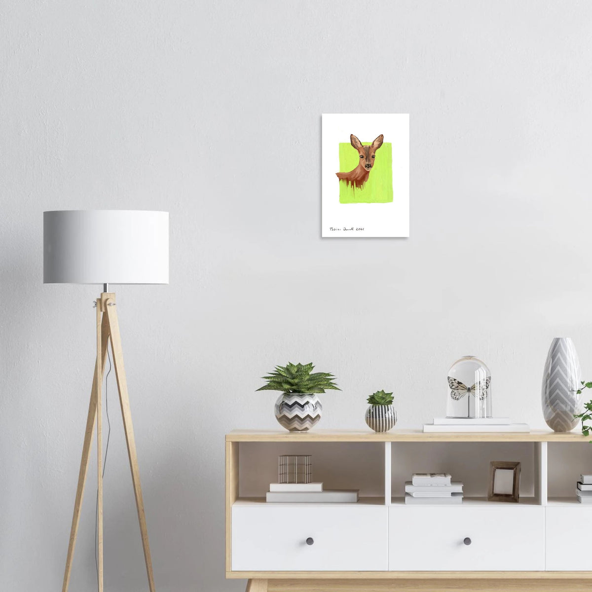 Reh - Kunstdruck - Tobias Demuth Studio - Print Material